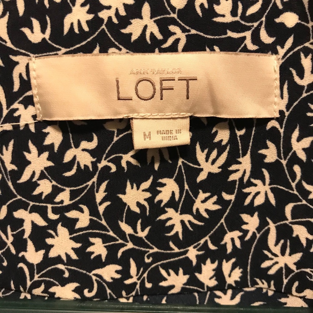Loft Patterned Blouse - image 4